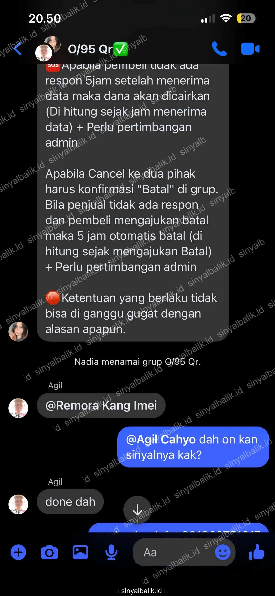 Screenshot testimoni pengguna 2